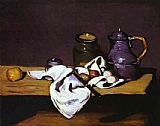 Still Life with Kettle by Paul Cezanne